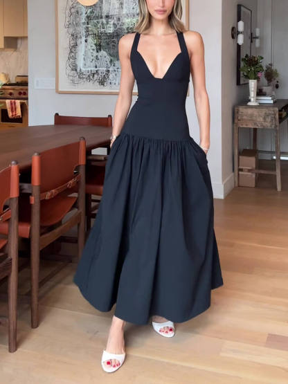 Exquisite Peplum Drop Waist Midi Dress – Likemychoice