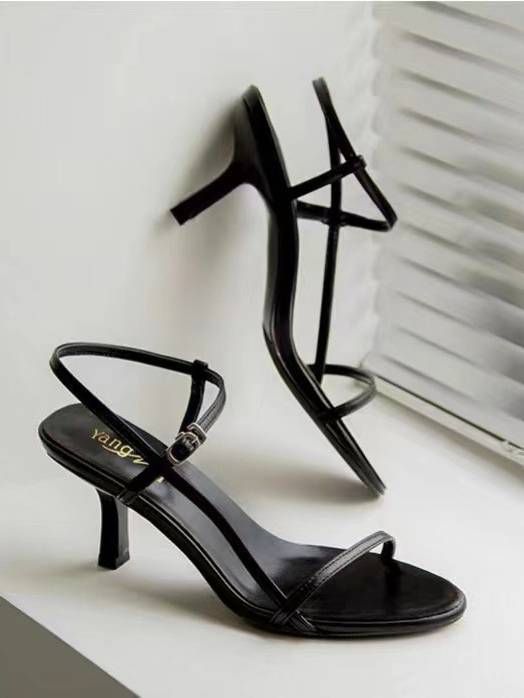 Minimalist Thin-strap High-heeled Sandals