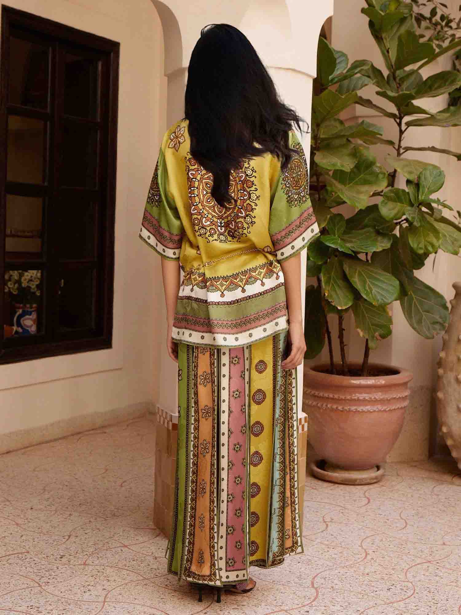 Exquisite Bohemian Print Skirt