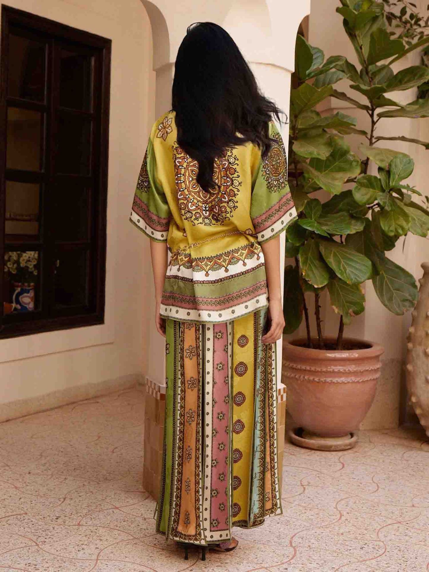 Exquisite Bohemian Print Skirt