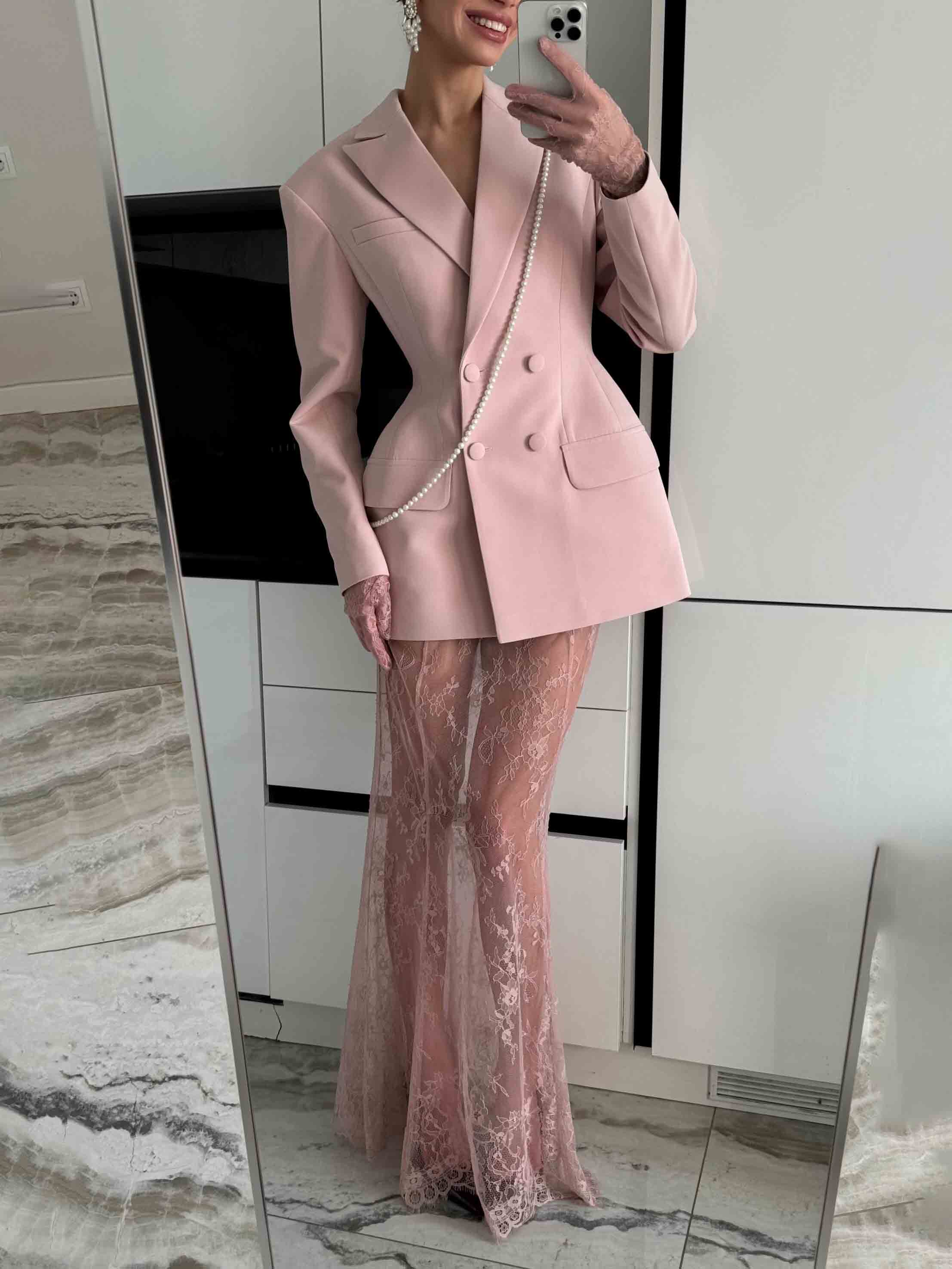 Elegant Lace Exquisite Fishtail Skirt
