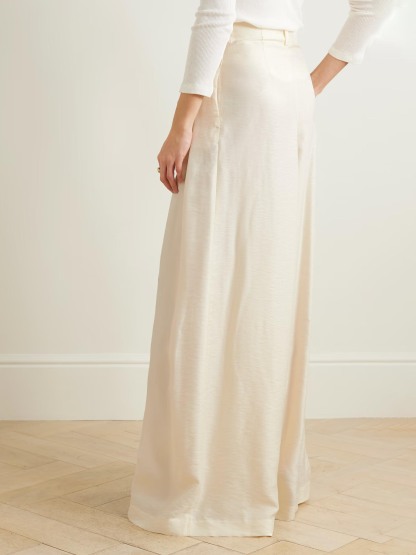 Elegant High-Waisted Wide-Leg Pants