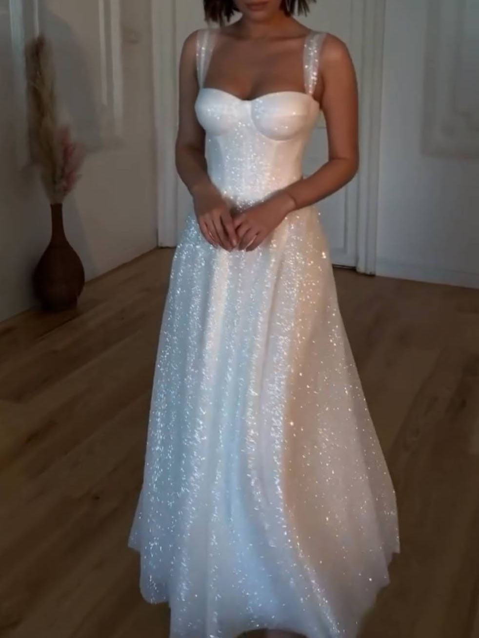 Elegant Shimmering Ball Gown
