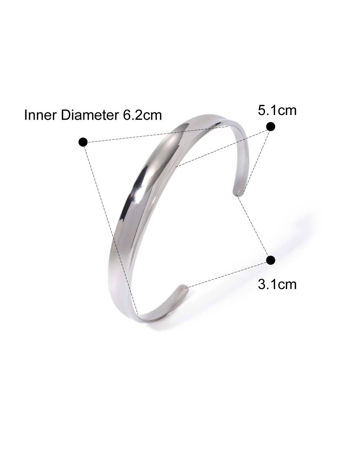 Minimalist Irregular Curve Bracelet