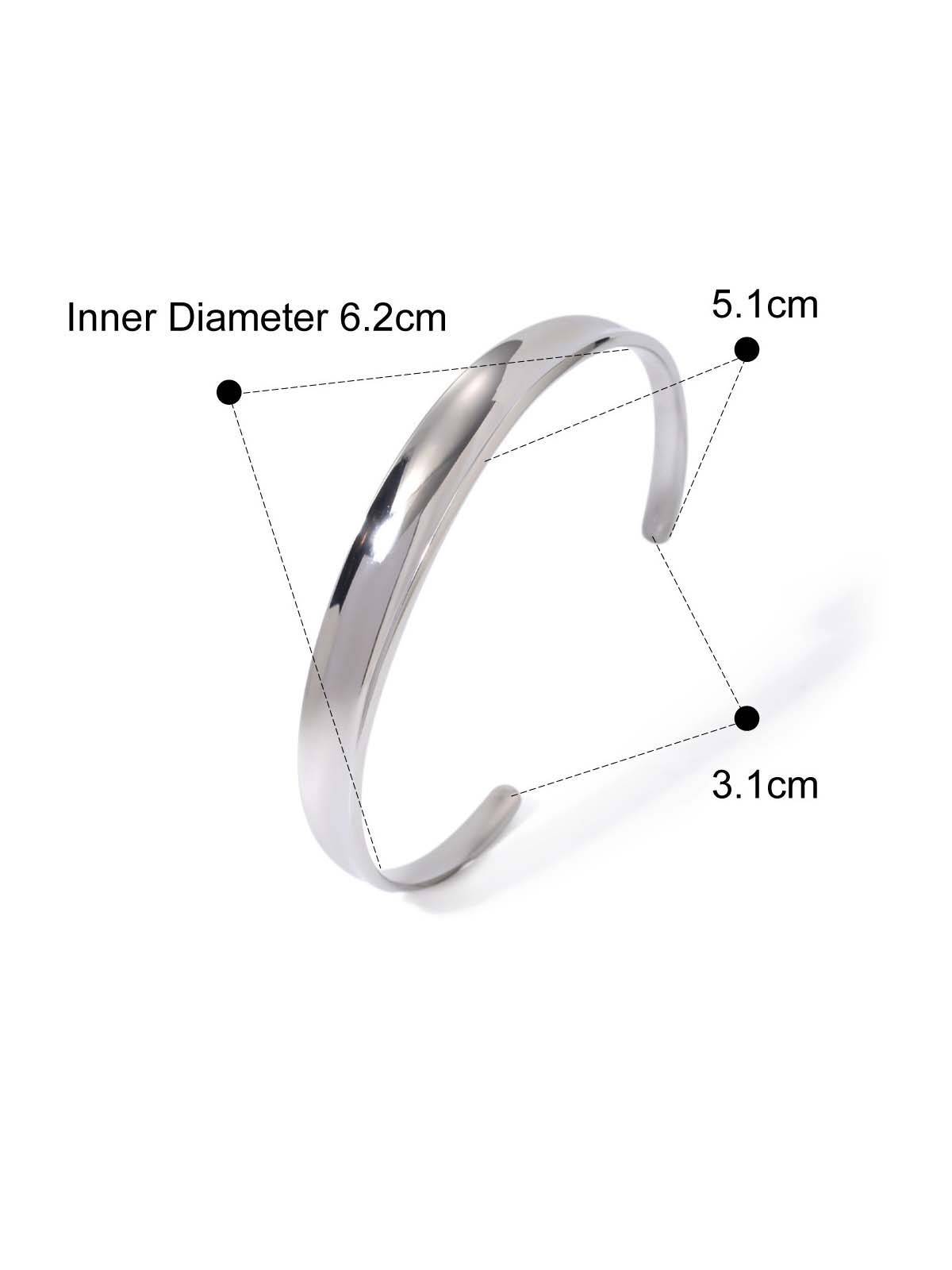 Minimalist Irregular Curve Bracelet