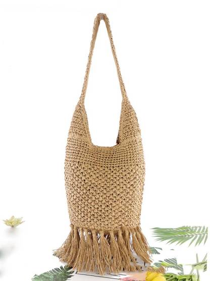 Tassel Straw Bag
