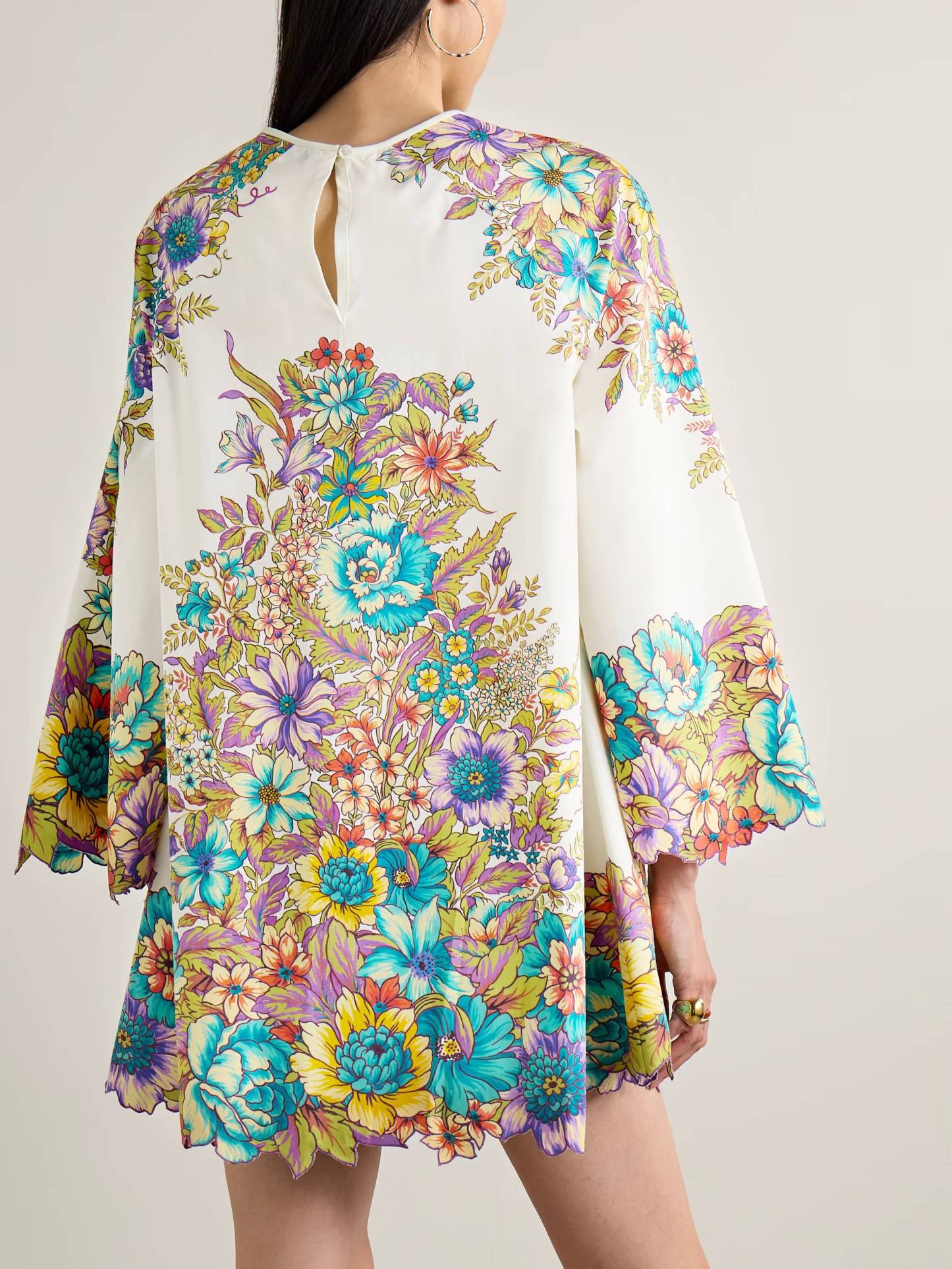 Unique Printed Mini Dress