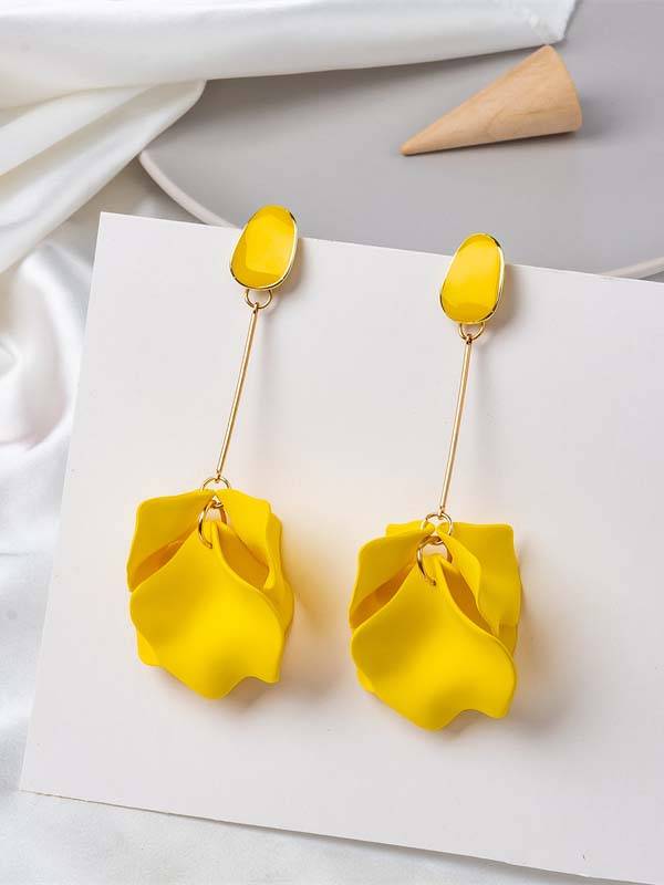 Petal Tassel Earrings