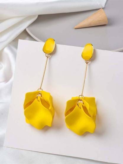 Petal Tassel Earrings