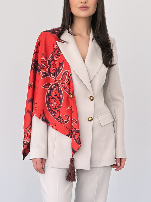 Elegant Tailored Double-Breasted Blazer