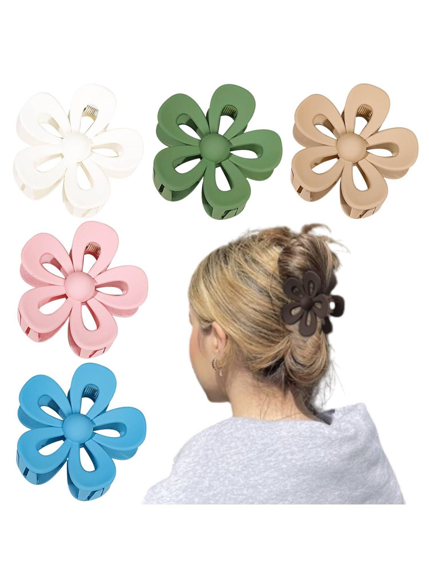 Flower Element Clip Hair Accessories
