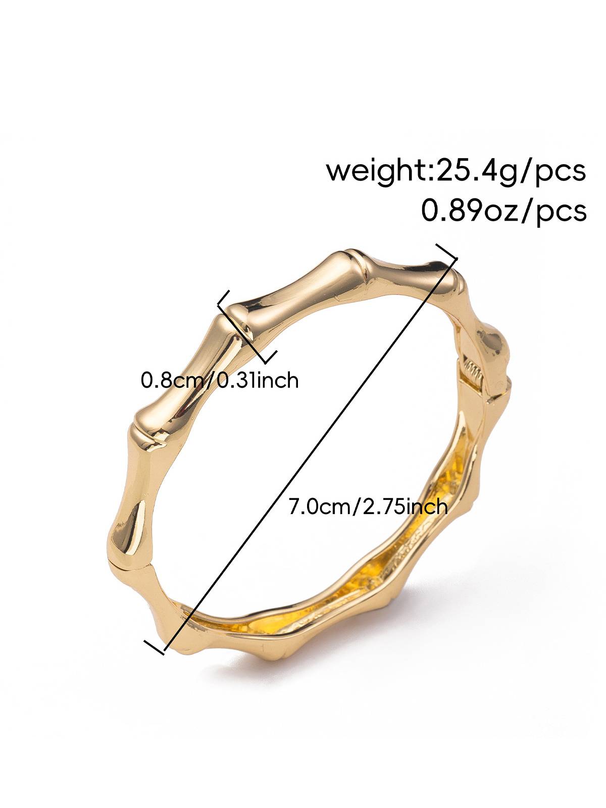 Bamboo Design Bracelet