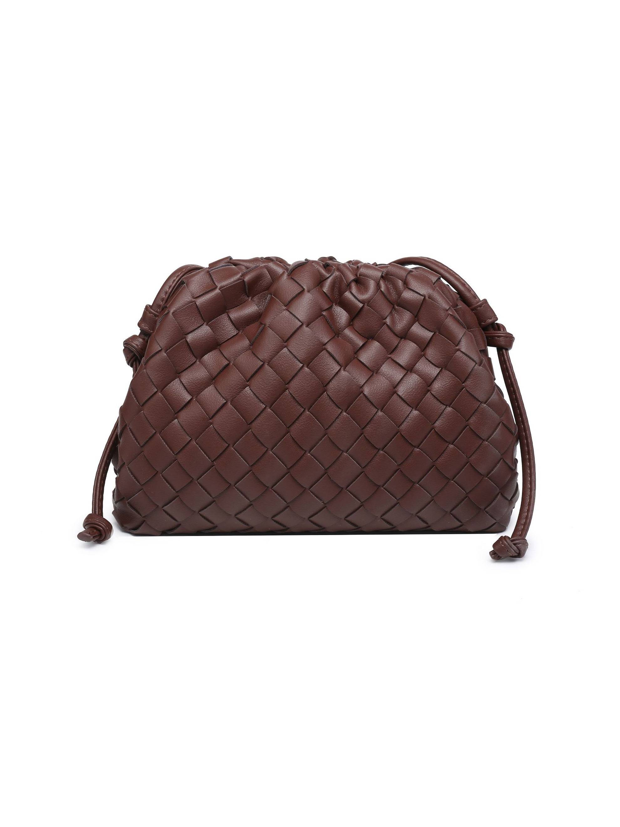 Minimalist Hand-Woven Clutch Shoulder Bag