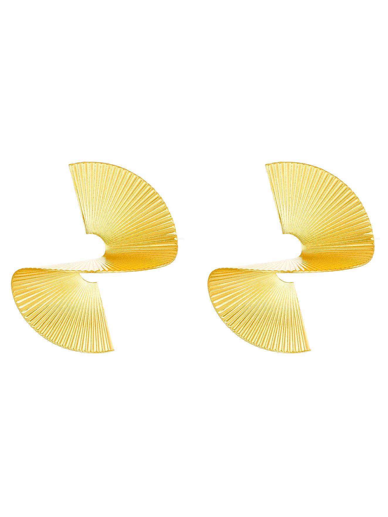 Irregular Fan-shaped Earrings