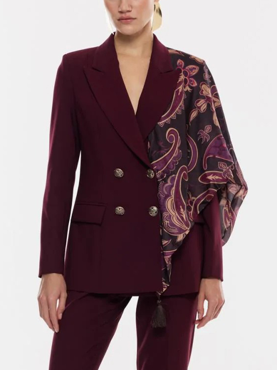 Elegant Tailored Double-Breasted Blazer