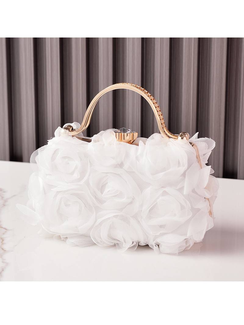 Three-dimensional Flower Handbag