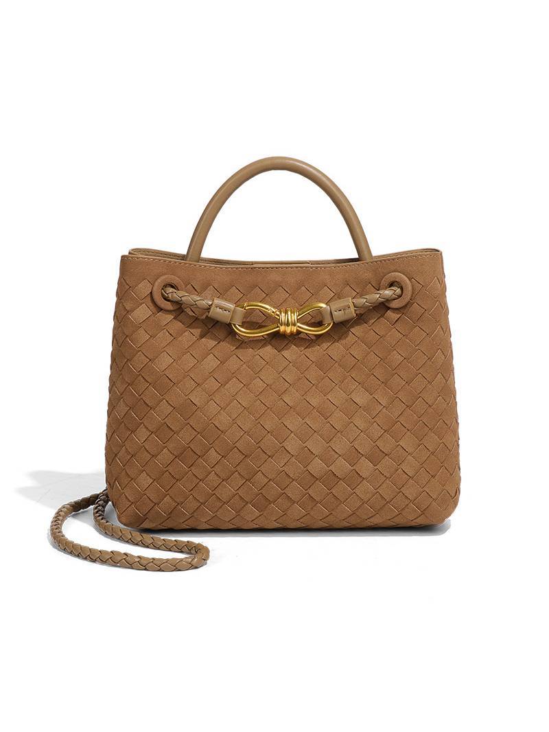 Minimalist Suede Handbag Shoulder Bag