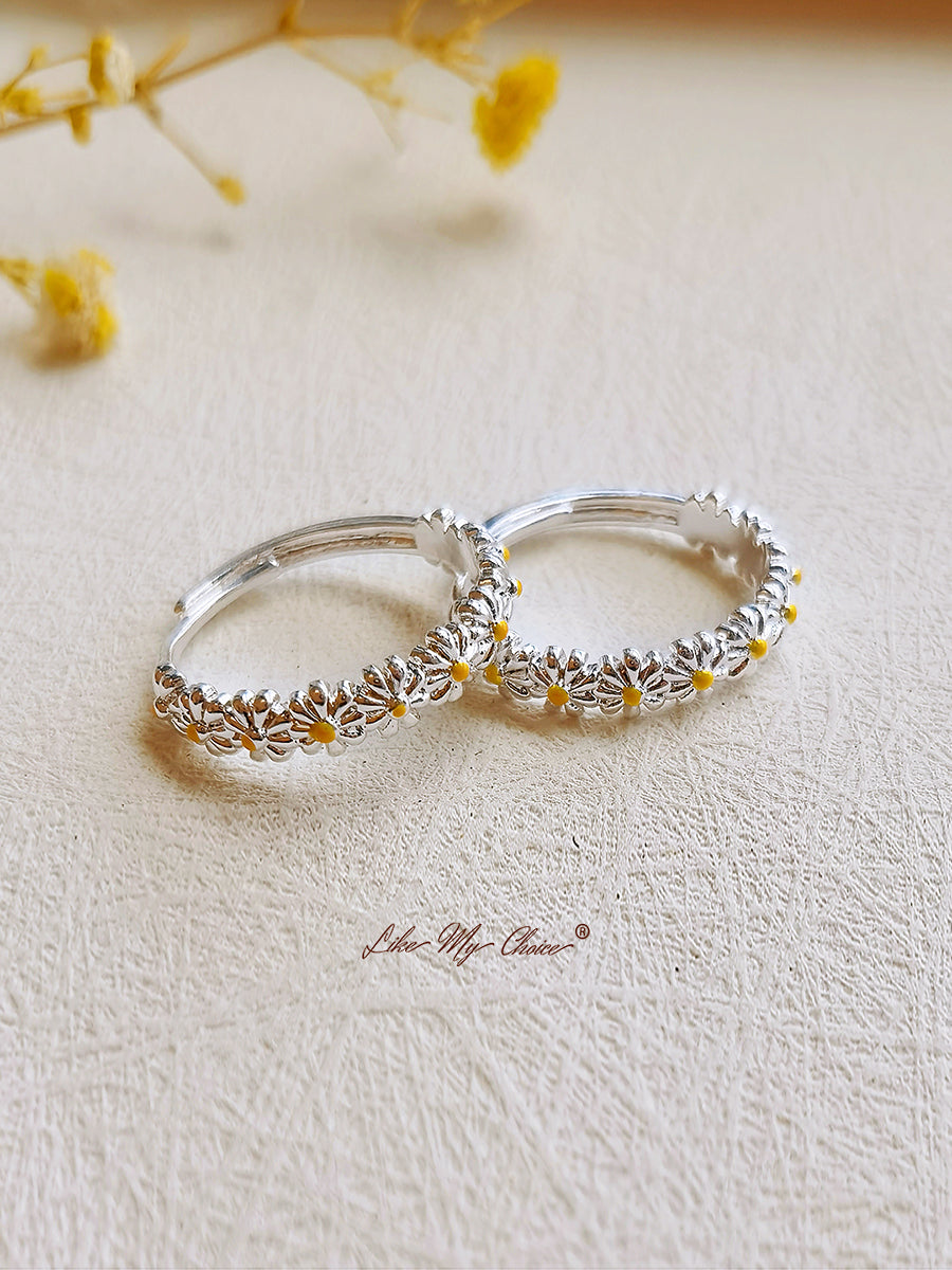 I Think About You Every Daisy Ring-Likemychoice