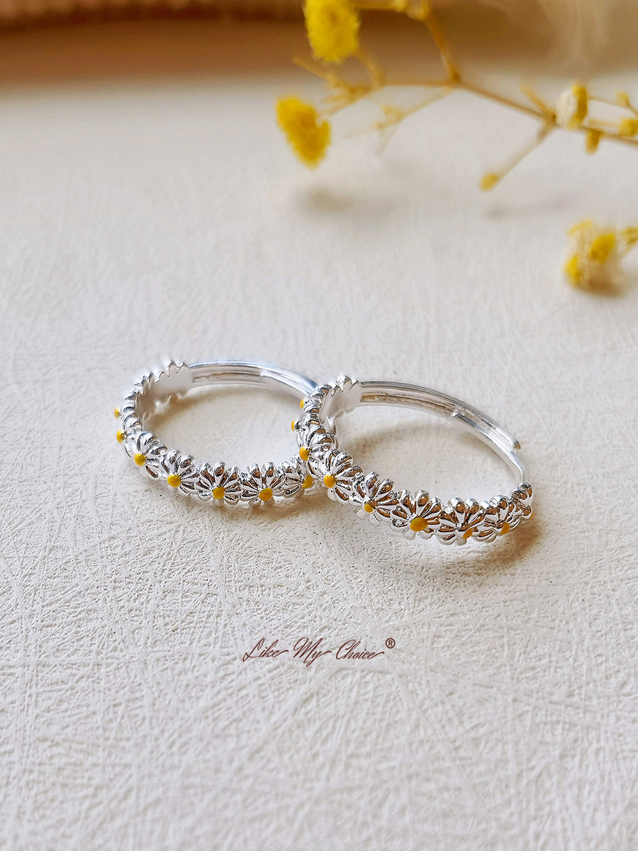 I Think About You Every Daisy Ring-Likemychoice