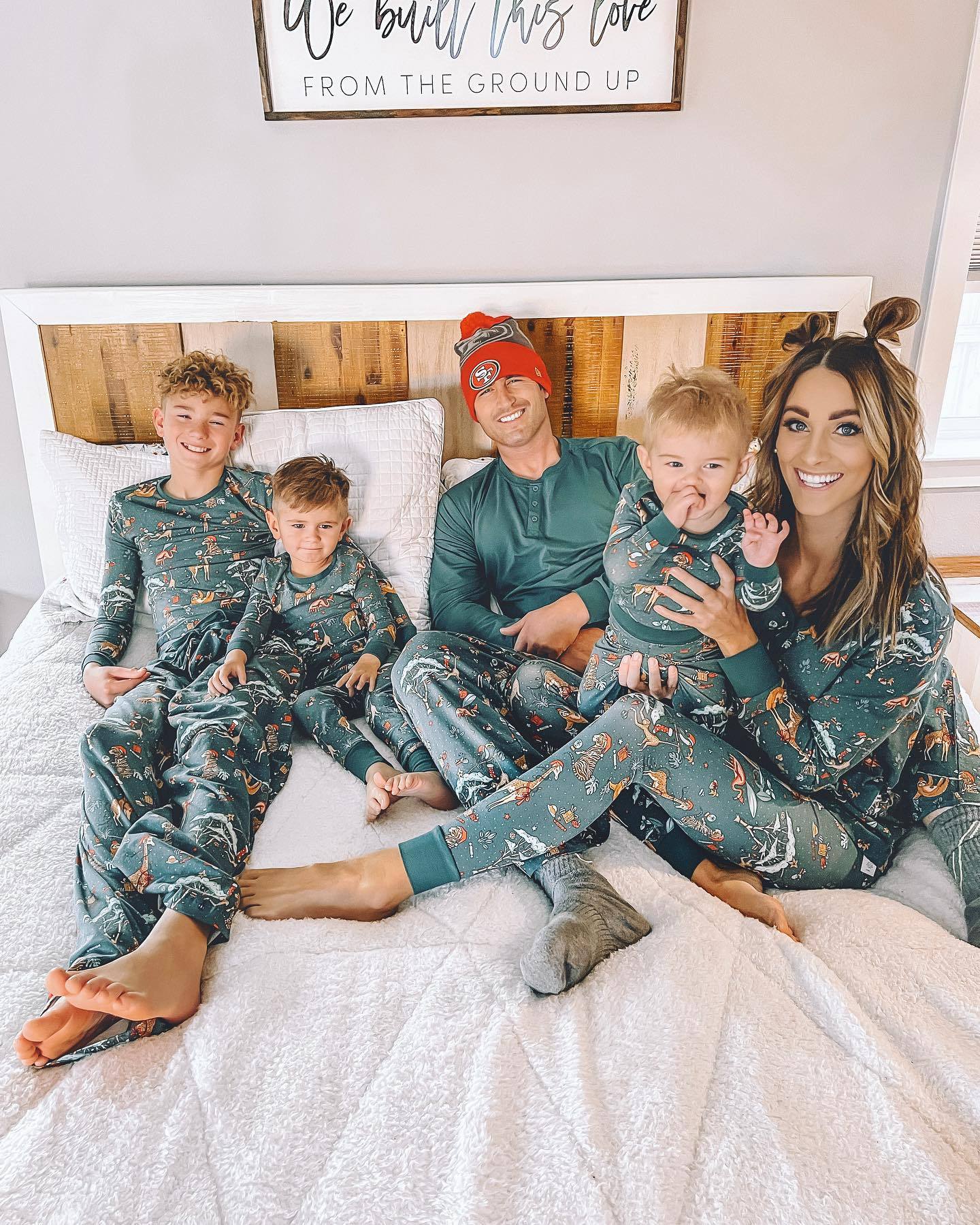 Christmas Cute Animals Fmalily Matching Pajamas Sets