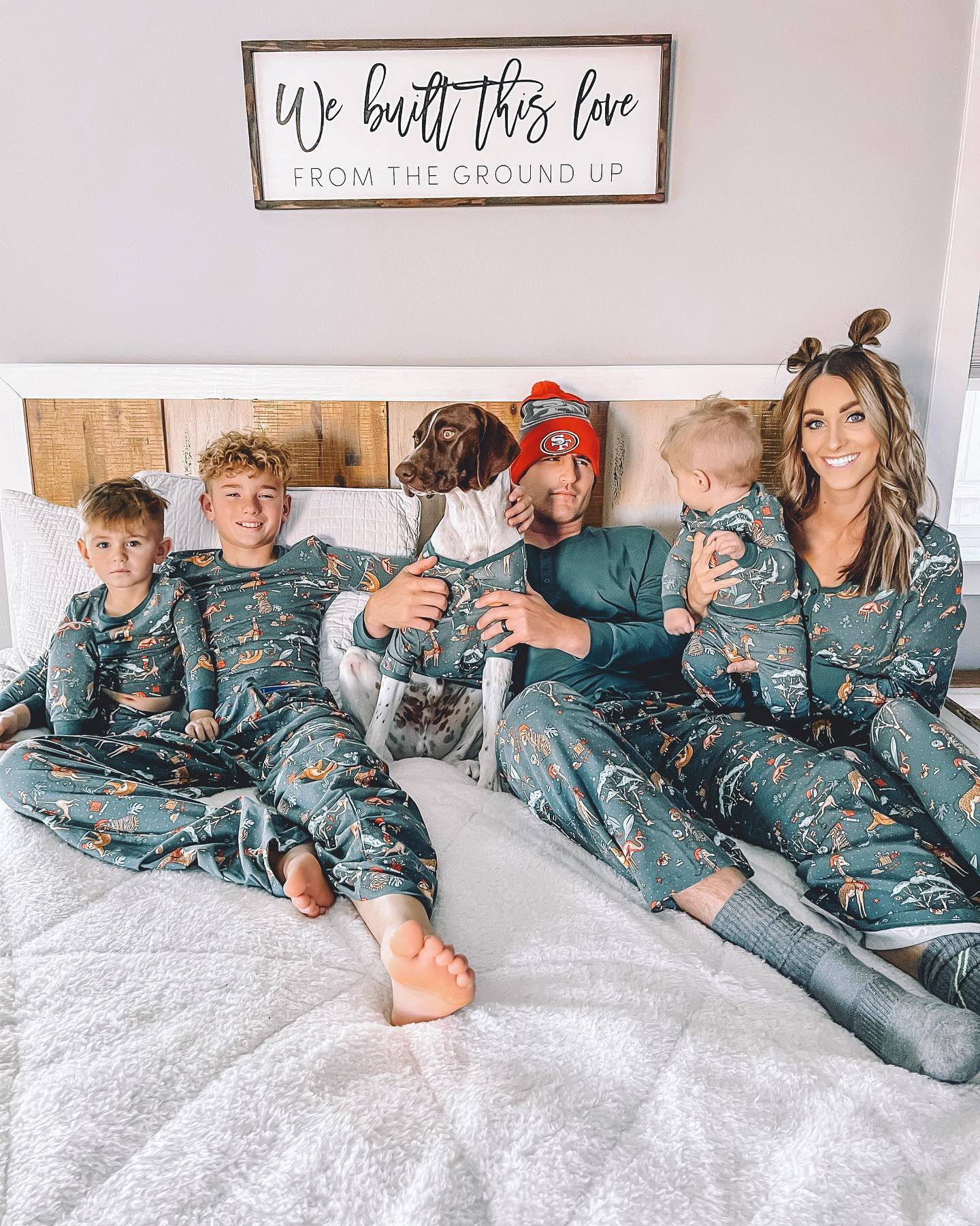 Christmas Cute Animals Fmalily Matching Pajamas Sets
