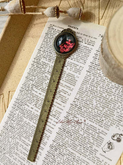 Gypsophila Dandelion Bronze Bookmark