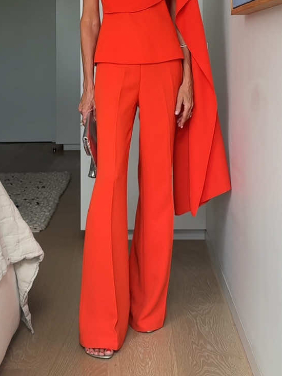 Elegant Casual Flared Pants