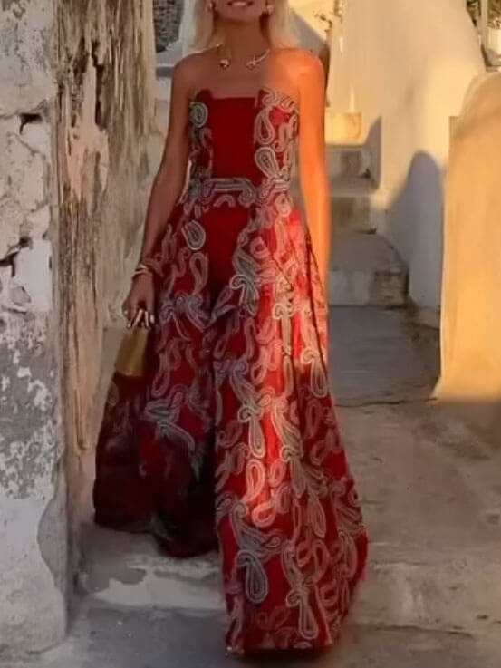 Gorgeous Printed Tube Top