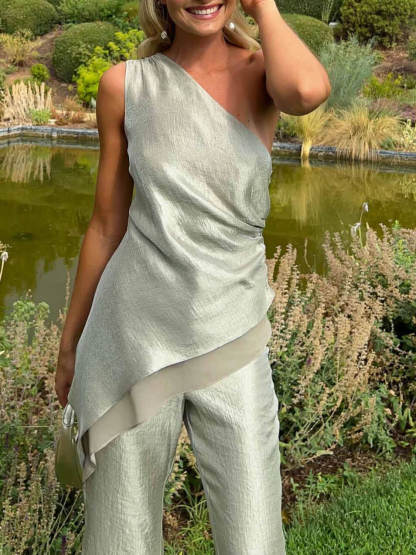 Shiny Asymmetrical Top