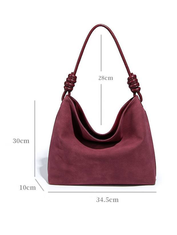 Minimalist Deerskin Underarm Bag Shoulder Bag