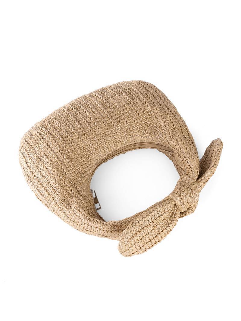 Bow Straw Bag