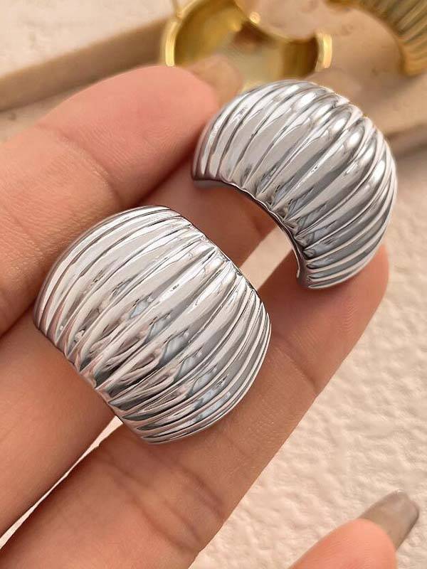 Minimalist Striped Earrings