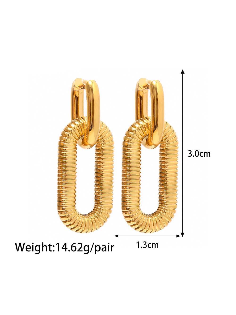 Minimalist Chain Earrings