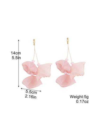 Petal Tassel Earrings