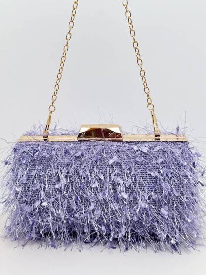 Tassel Clutch Chain Bag