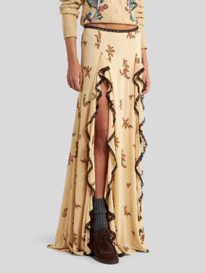 Rose Embroidered Knitted Cardigan