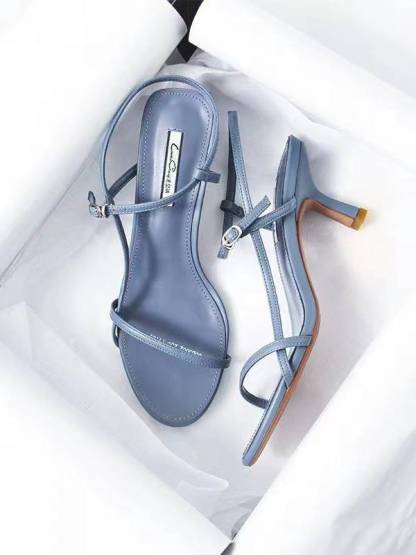 Minimalist Thin-strap High-heeled Sandals