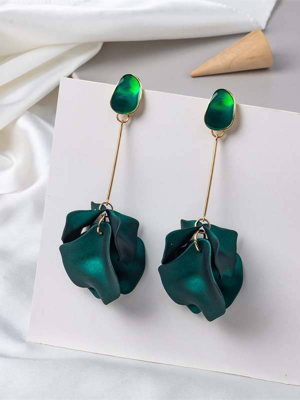 Petal Tassel Earrings