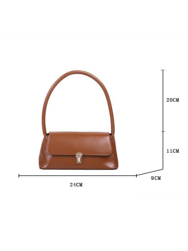 Vintage One-Shoulder Underarm Baguette Bag