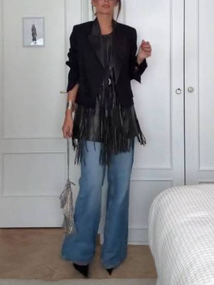 Tassel Design Mini Dress