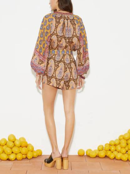 Unique Printed Shirt and Shorts Se