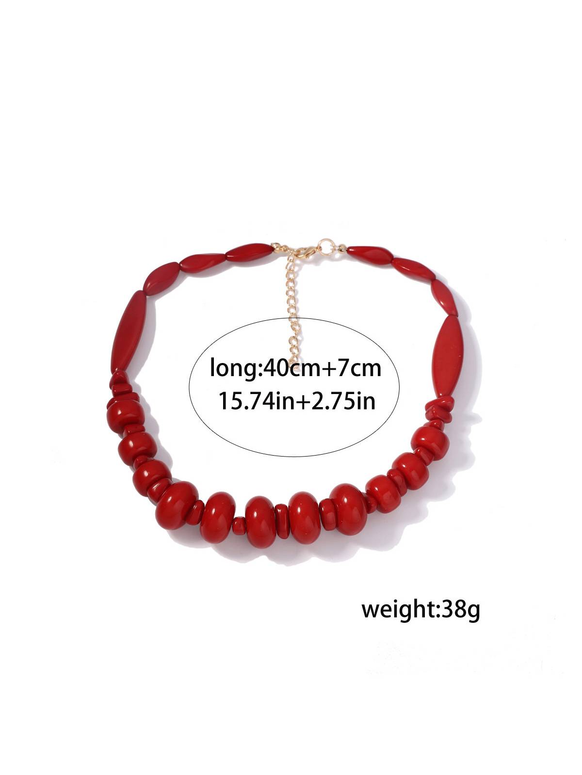 Bohemian Coral Element Necklace Set