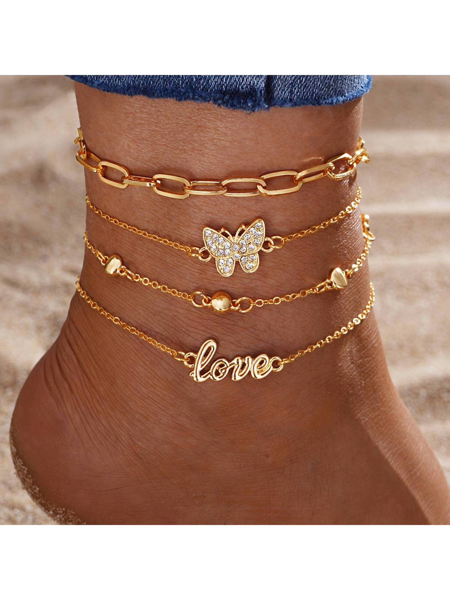 Pineapple Star Elements Anklet