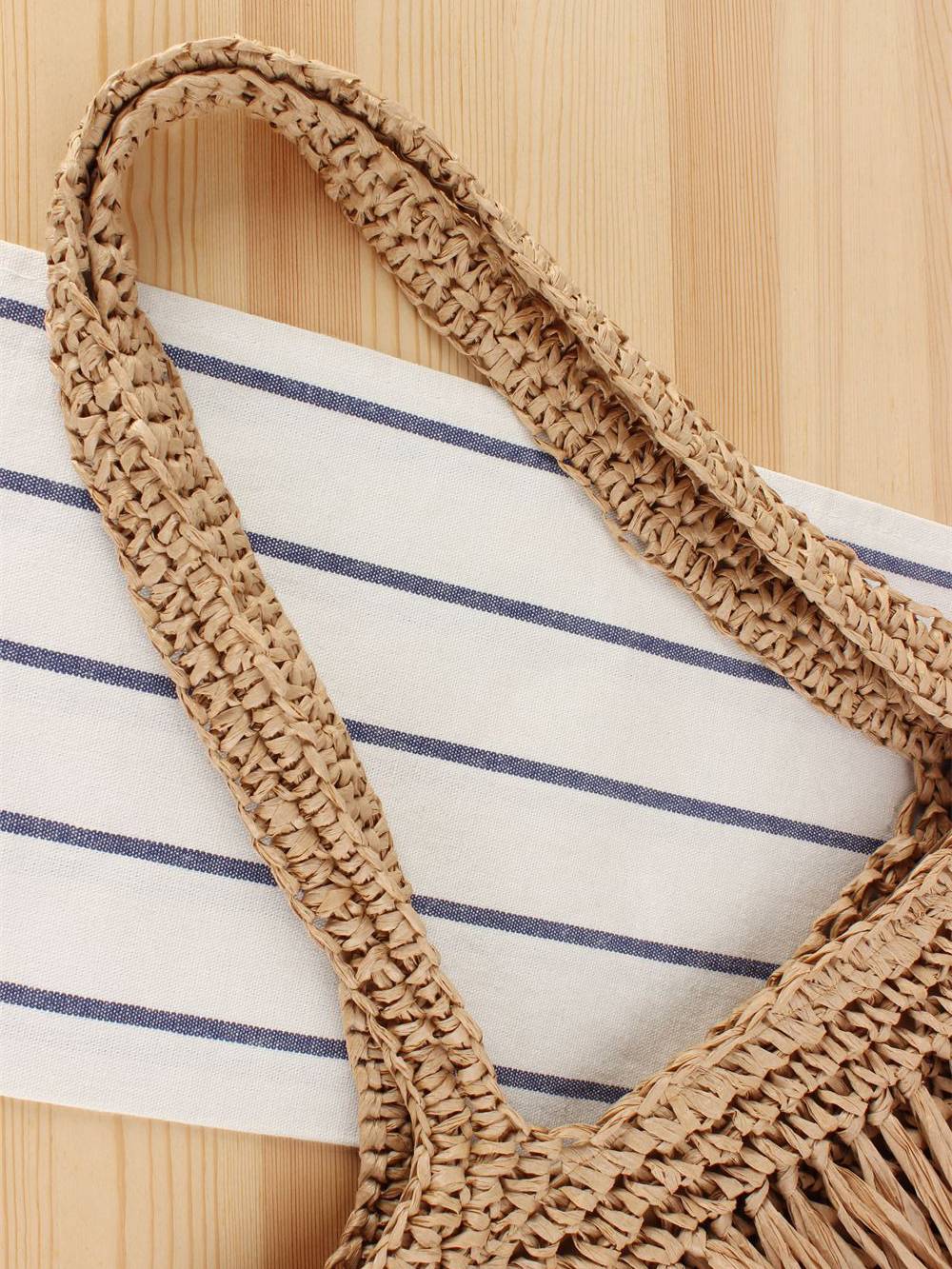 Hand-woven Seaside Holiday Straw Bag