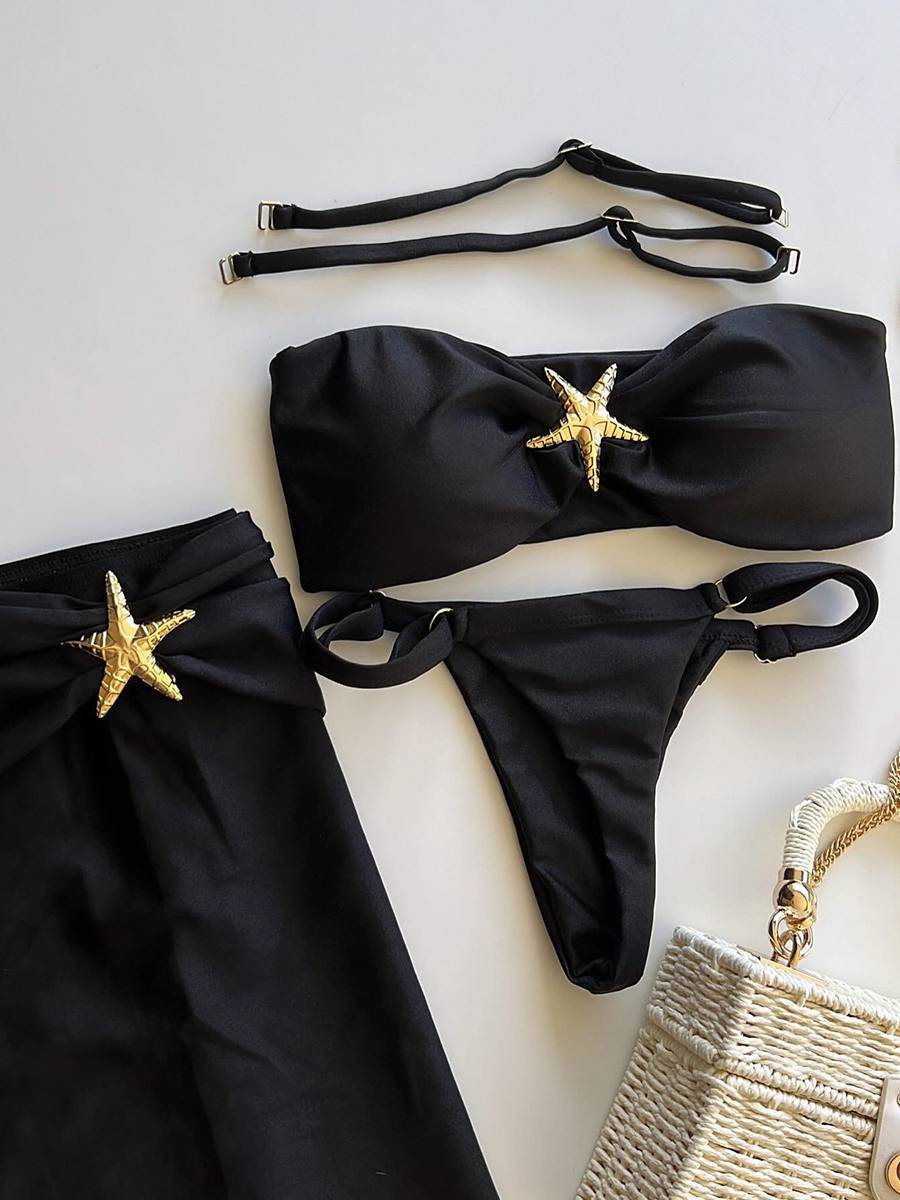 Starfish Bikini Three-piece Set