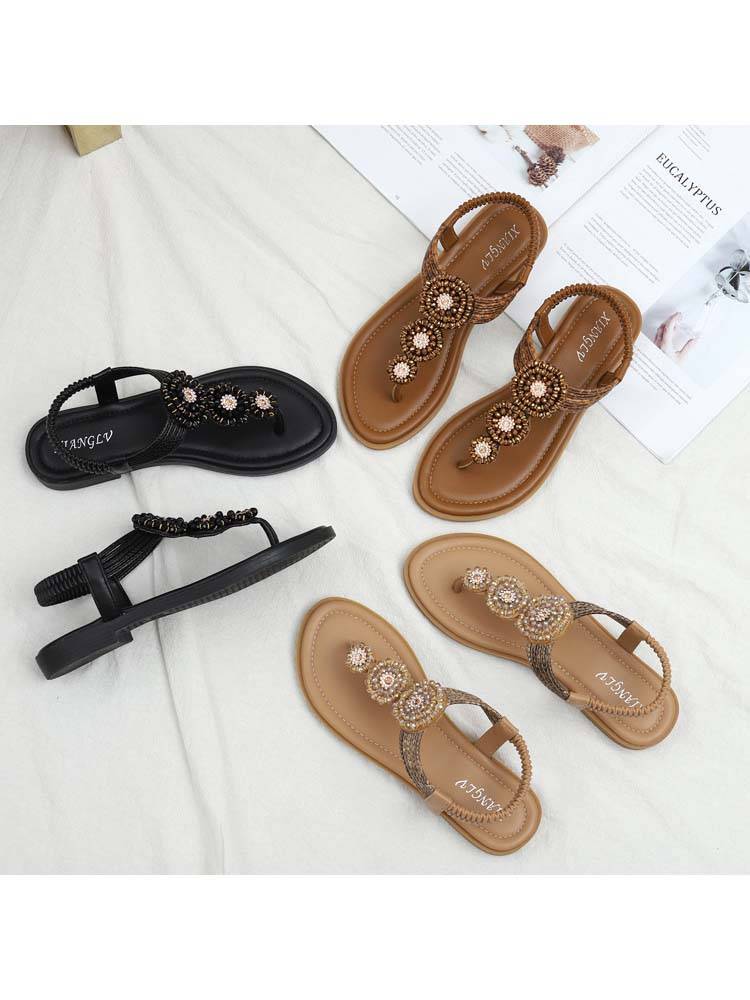 Bohemian flat sandals