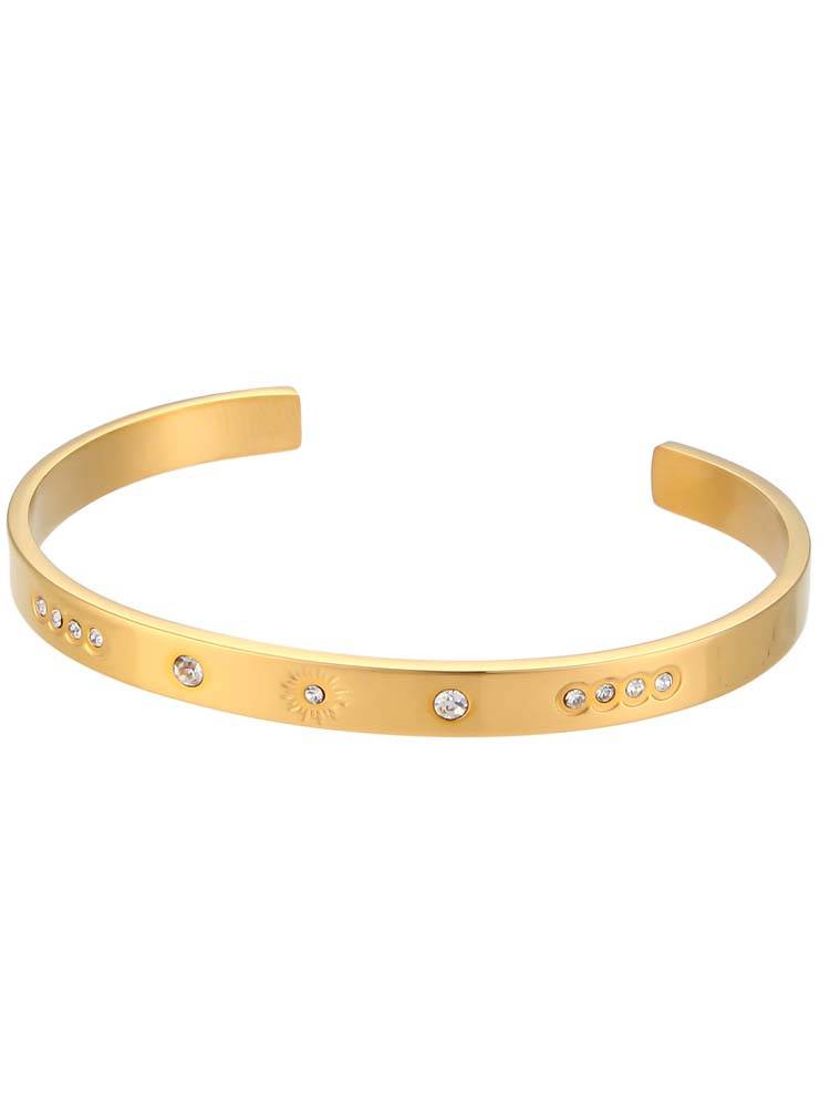 Natural Stone Inlaid Bracelet