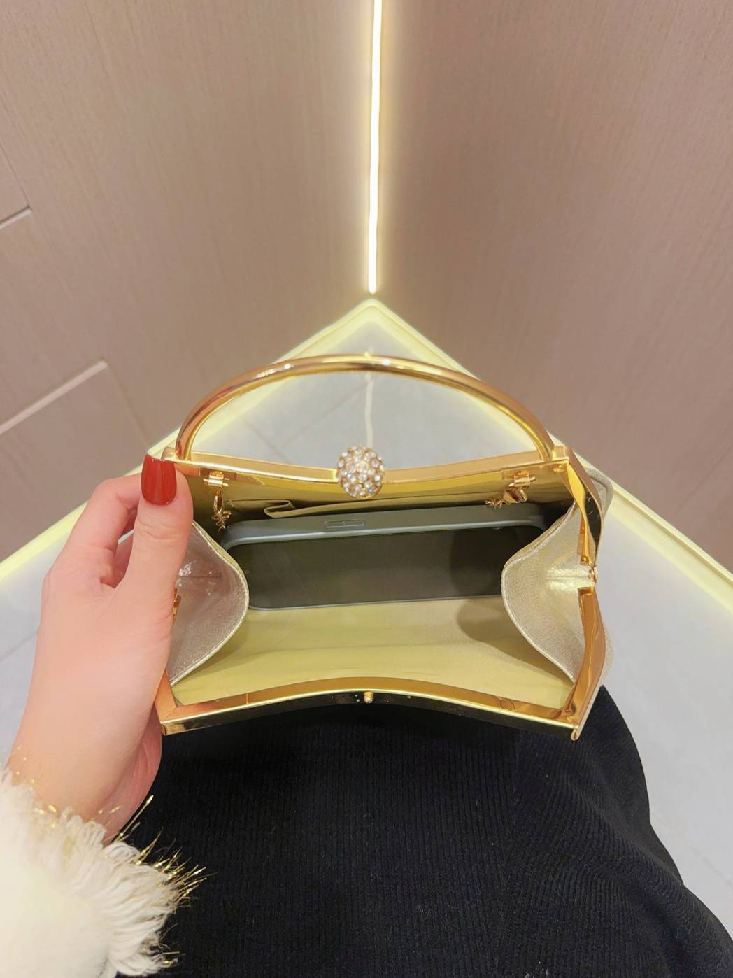 Shiny Handbag Chain Bag