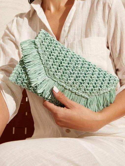 Tassel Straw Bag