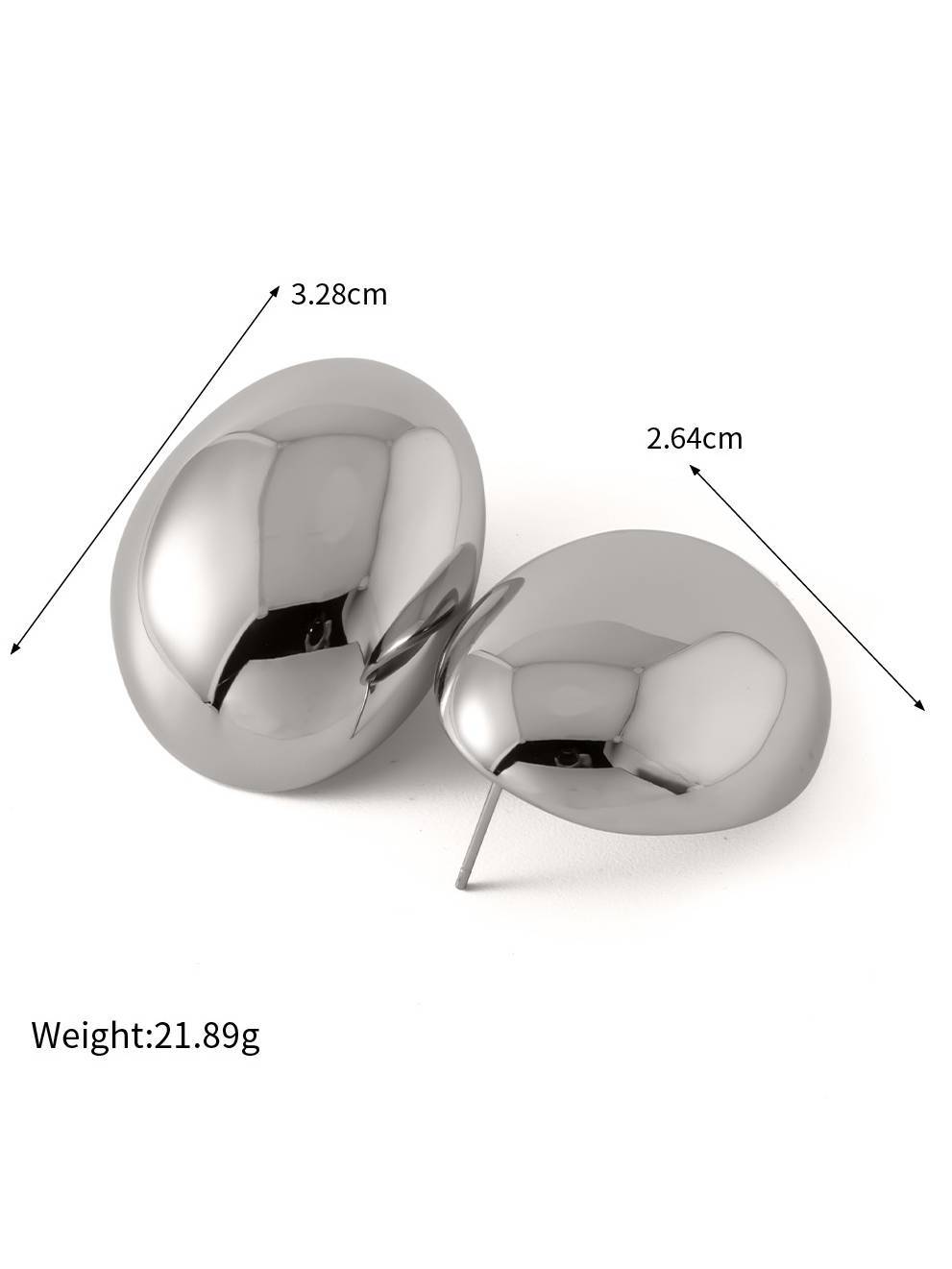 Oval Bean Earrings